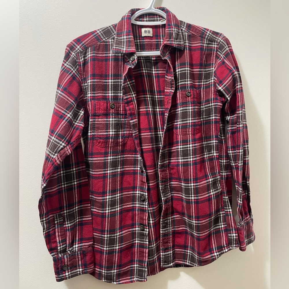 Uniqlo plaid